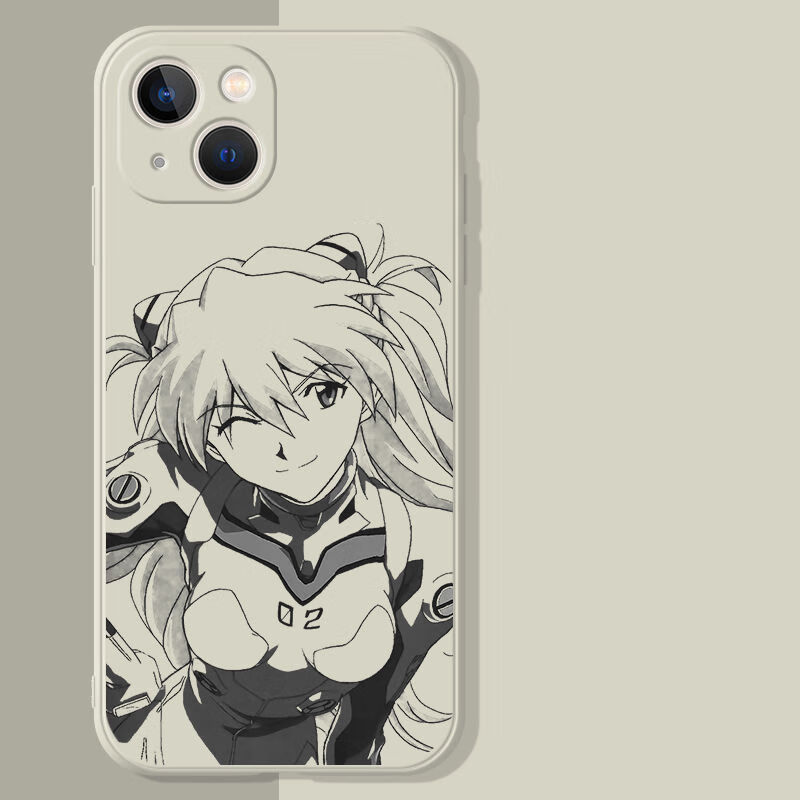 eva新世纪福音战士手机壳适用苹果13卡通12iphone11promax明日香 a321