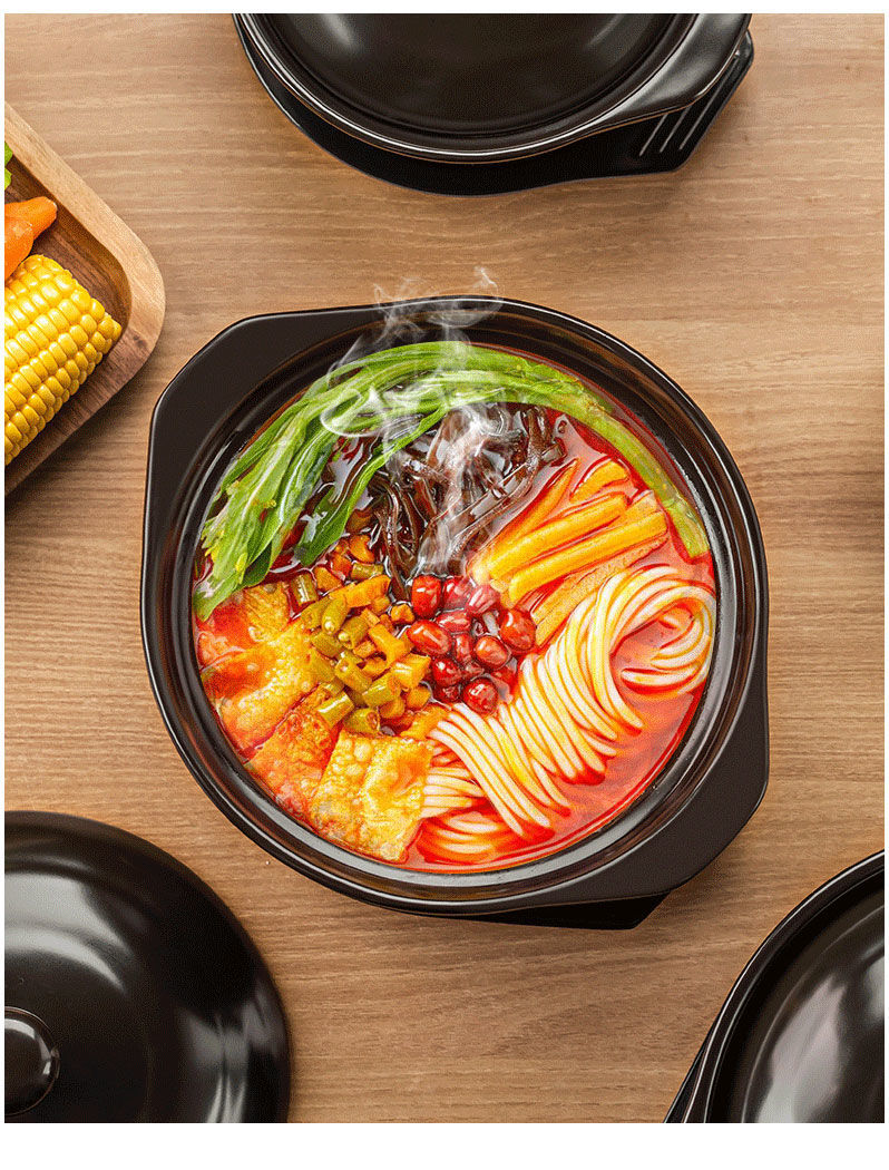 精选砂锅电磁炉电陶炉专用煲汤锅炖锅陶瓷锅火锅明火两用家用焖米线锅