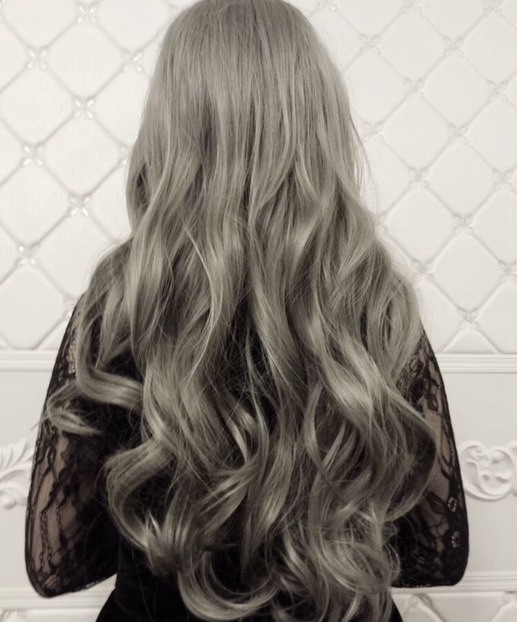 软妹假发女长发蓬松时尚化妆lolita假毛原宿大波浪长卷发型 纯白色