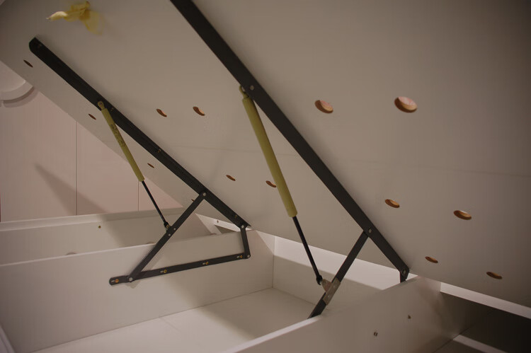 床箱支撑液压床板支撑杆气压免铰链气动杆翻板床举升器气动气压杆