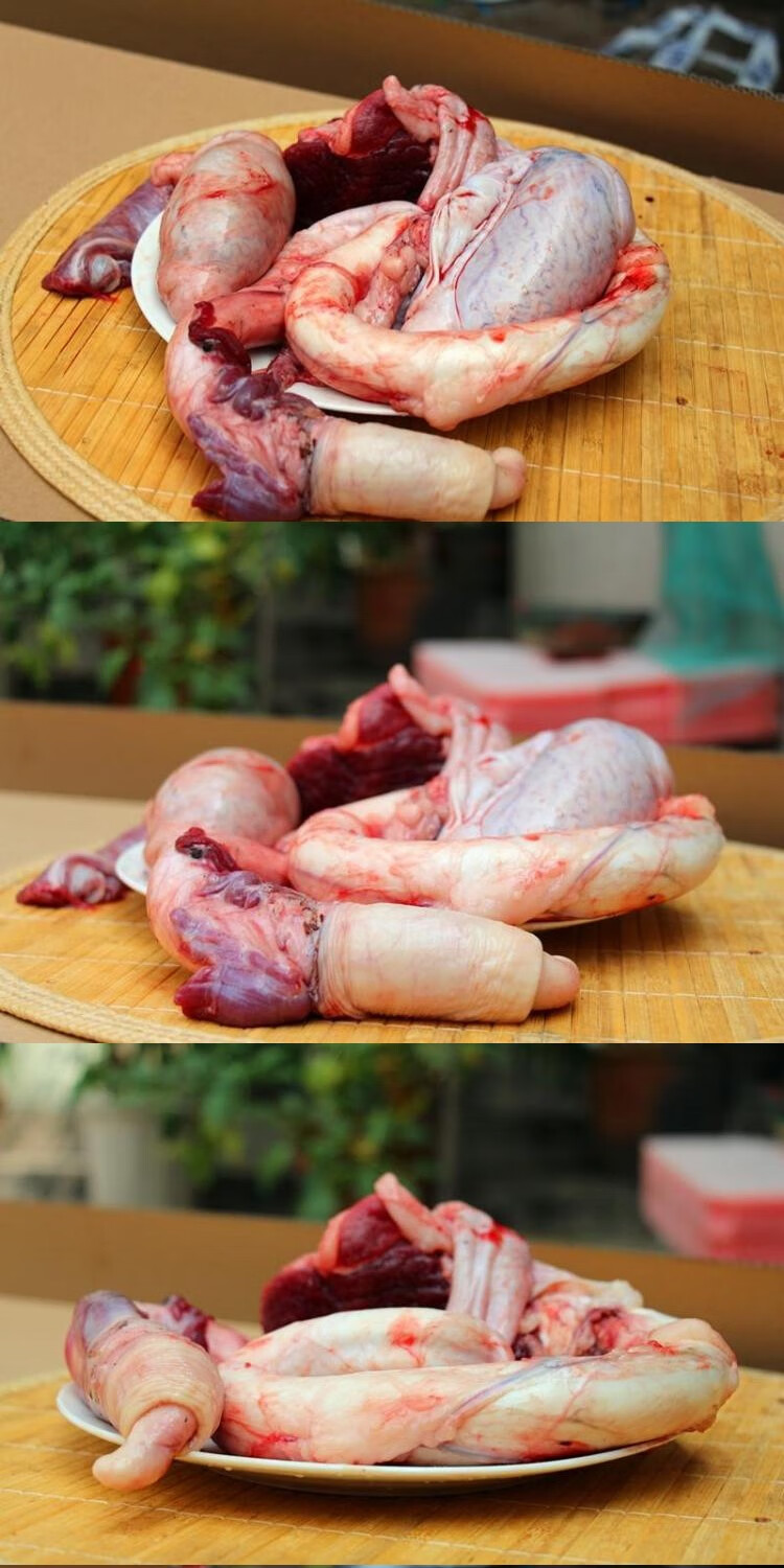 农家散养新鲜黄牛鞭牛宝整套2斤鲜牛鞭牛睾丸烧烤火锅食材批发 新鲜