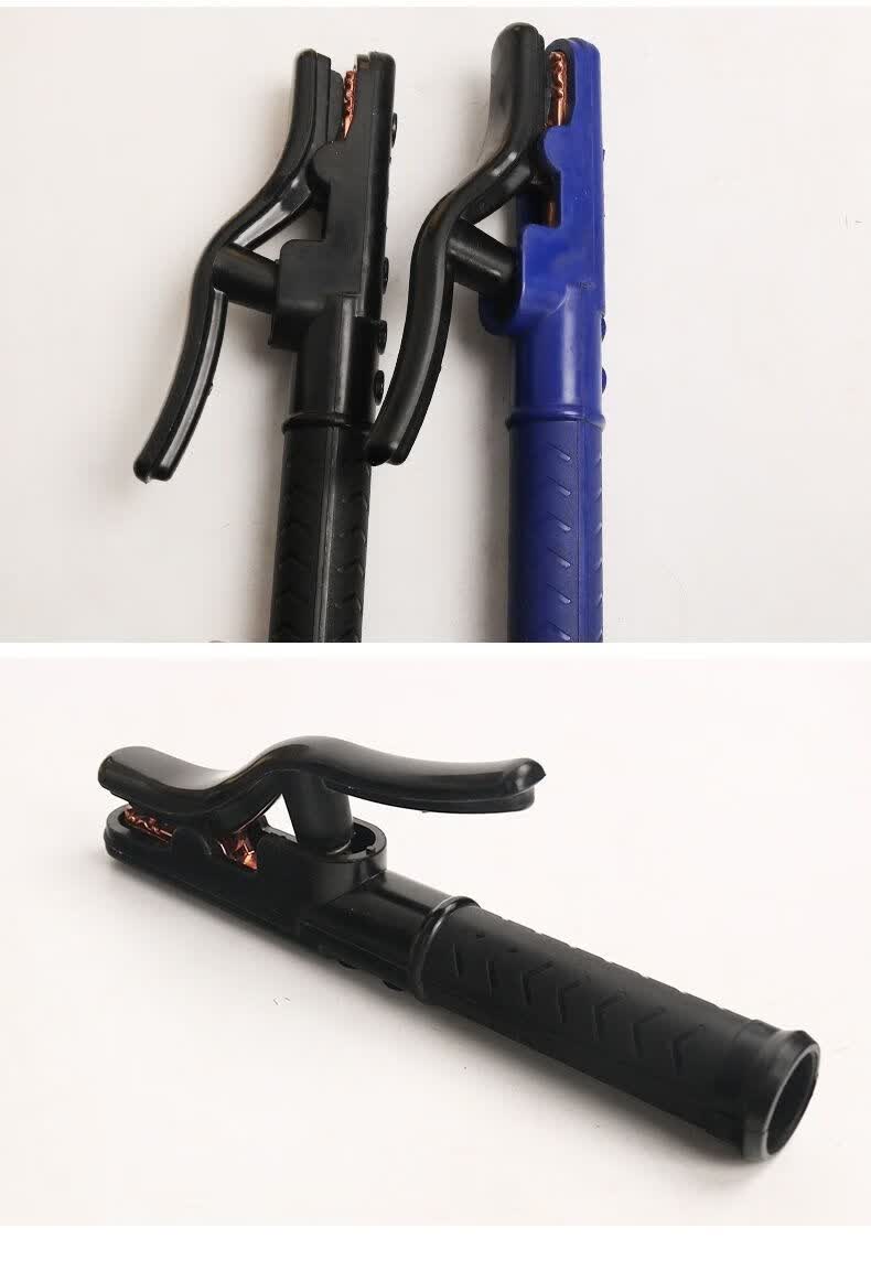 黑金刚电焊钳耐高温防摔全铜800a300a工业级焊把钳家用电焊把子黑金刚