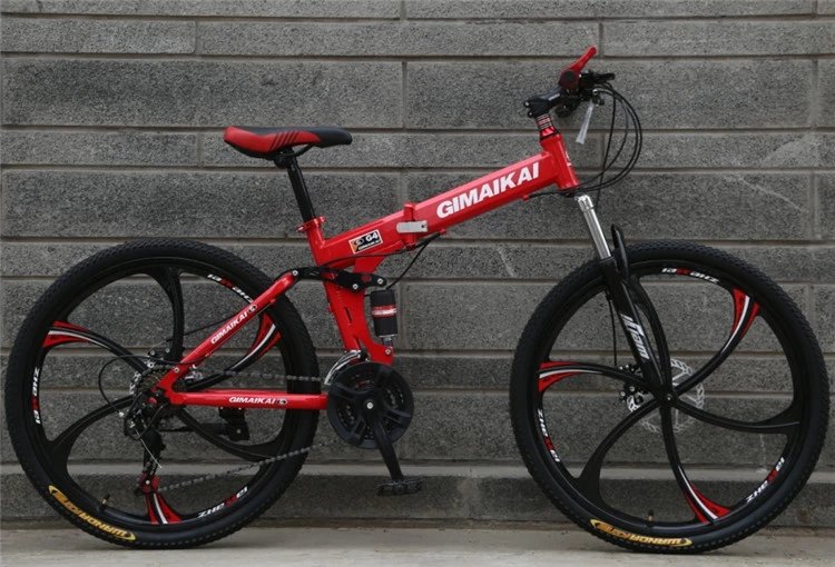 崔克(trek) 公路车自行车trek/超轻便折叠24寸26寸双避震变速 顶配红