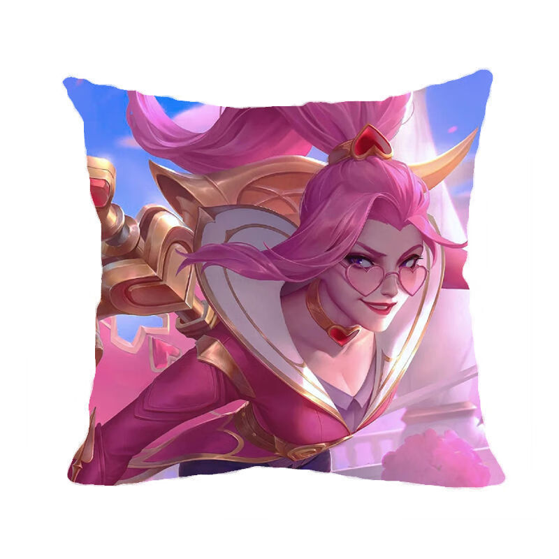 金克丝抱枕 lol英雄联盟可拆洗抱枕 阿狸提莫小鱼人二次元游戏动漫