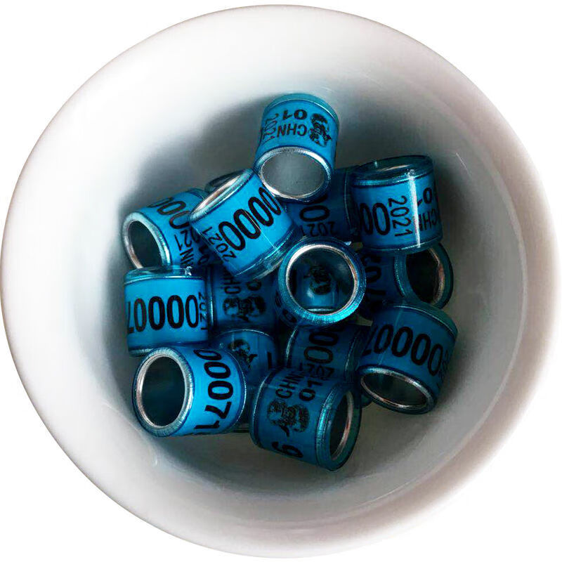 鸽子脚环2021年信鸽足环鸽环不带证统一环种鸽鸽子环赛鸽用品用具