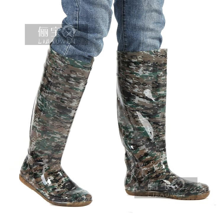 65筒靴农用插秧鞋靴男士软底水田鞋袜捕鱼鞋女款农田下水鞋雨鞋268