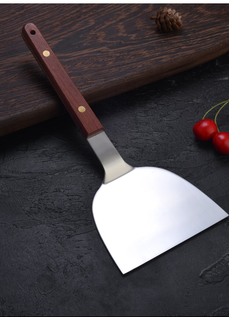 铲子不锈钢牛排铲铁板烧铲子专用铁板铲料理铲不锈钢牛排铲商用烧烤铲