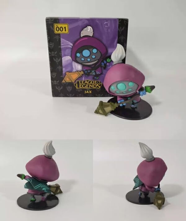 英雄联盟lol游戏周边锤石光辉诺手金克斯q版手办模玩摆件 螳螂10cm