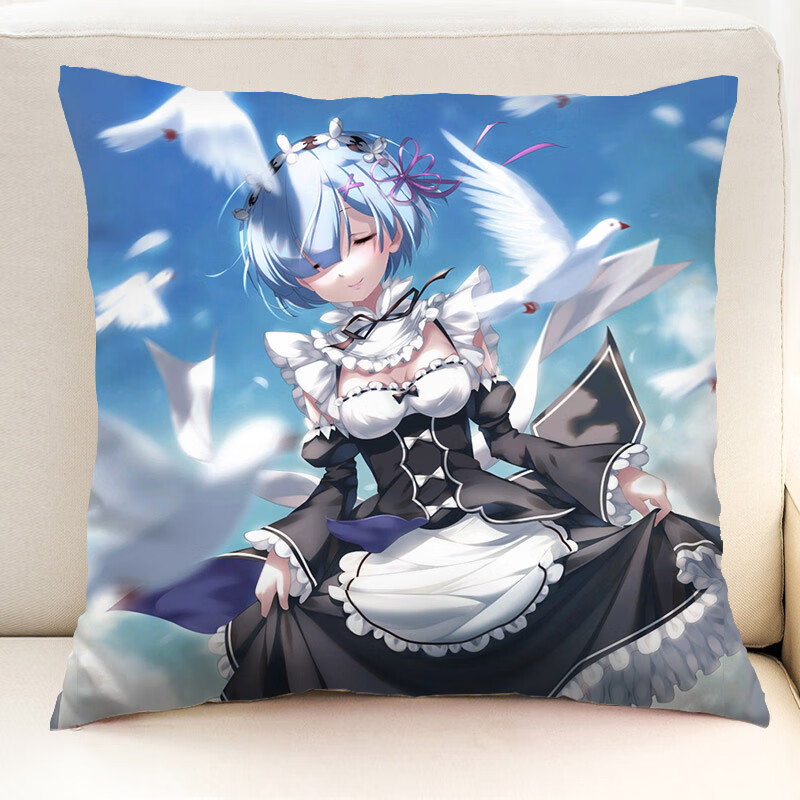 万代2022新品蕾姆抱枕从零开始的异世界生活雷姆周边二次元可爱学生