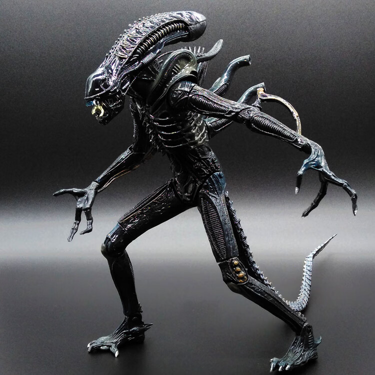 异形手办异形狗大战铁血战士模型母后电影周边玩具可动人偶汽车载摆件