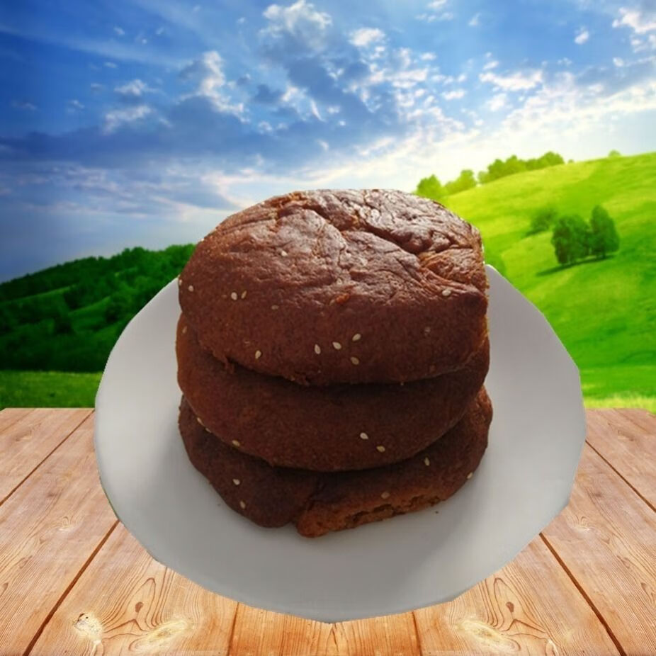 山西大同右玉特产胡麻油混糖月饼红糖饼混糖月饼140克个5个红糖