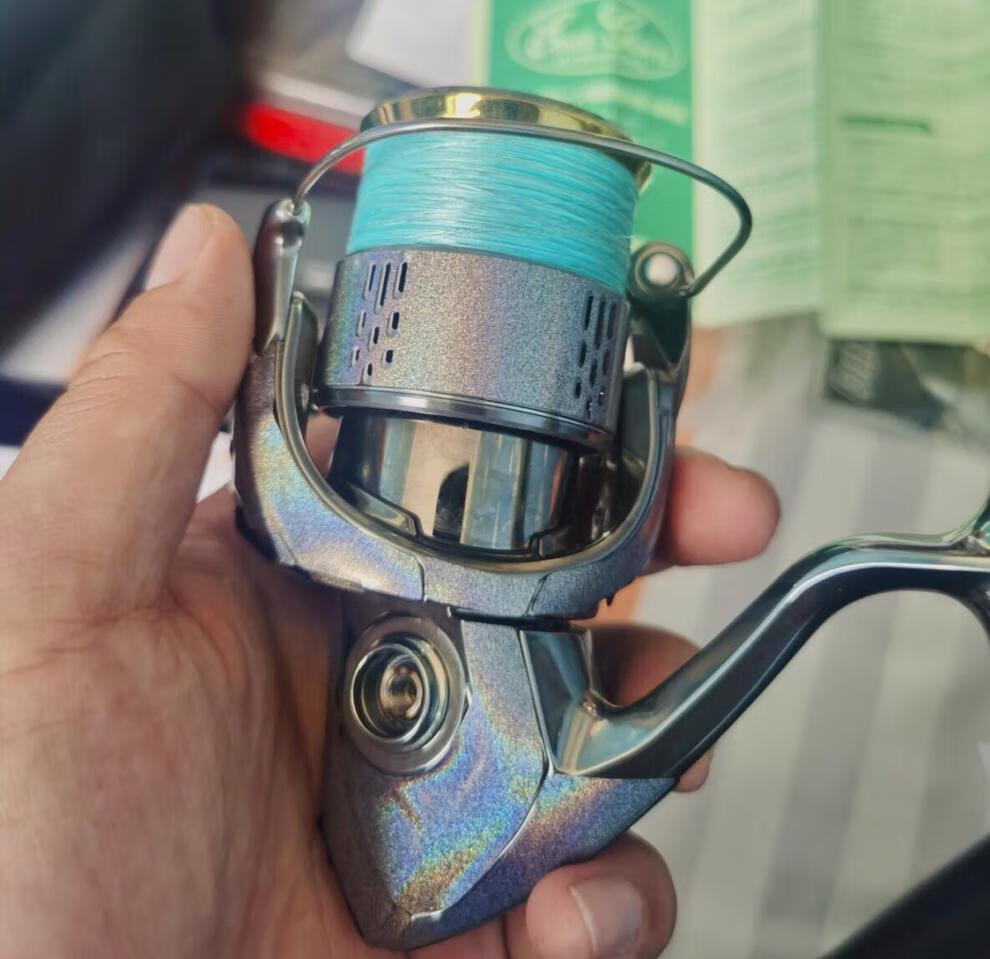 禧玛诺纺车轮同款18斯泰拉纺车轮透明保护贴膜炫彩水滴轮改色膜达亿瓦