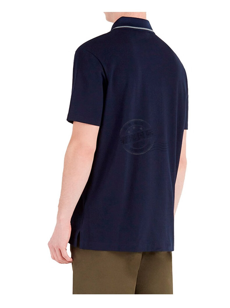 paulshark保罗鲨鱼t恤男士logo图案翻领短袖polo衫橙色21411317168xl