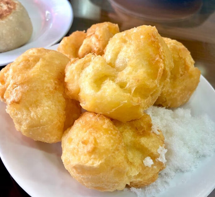 北京护国寺小吃清真奶油炸糕1份5个熟食即食特产 1份(5个)配白糖