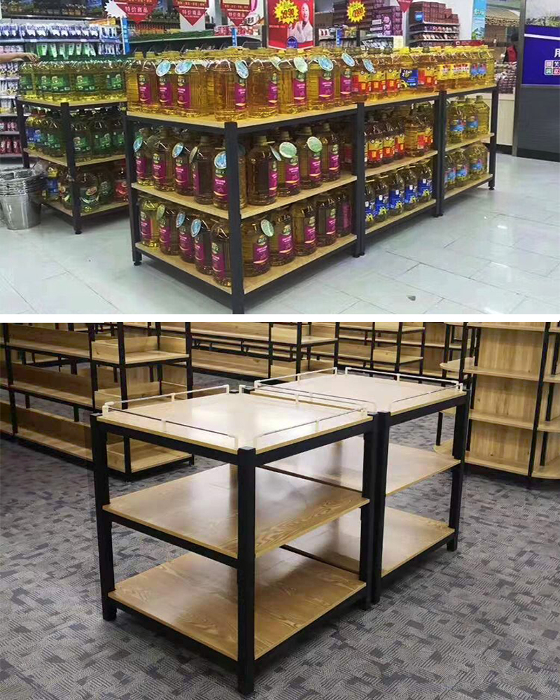 lism堆头促销架地堆架超市货架展示架饮料牛奶地堆架食用油洗化促销台