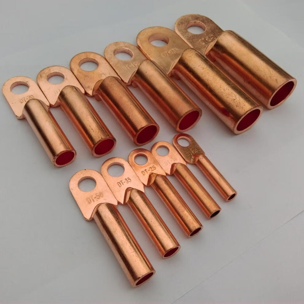 铜鼻子dt-1016253550平方电线缆接头国标紫铜线耳铜接线端子 铜线耳95