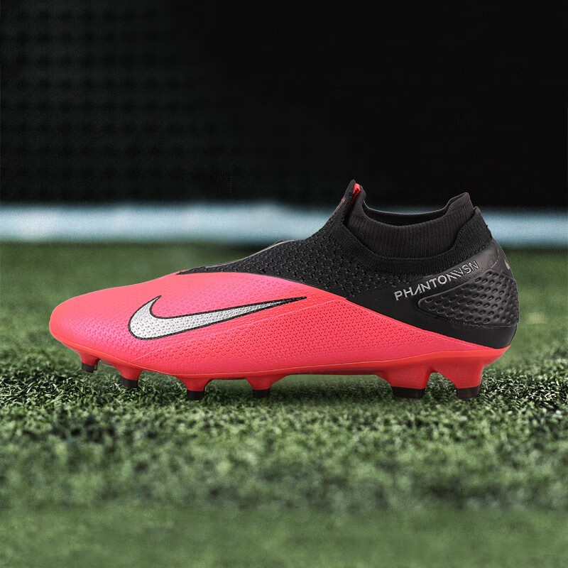 nike耐克phantom vsn 2 elite df fg暗煞男子足球鞋 红色cd4161606 36