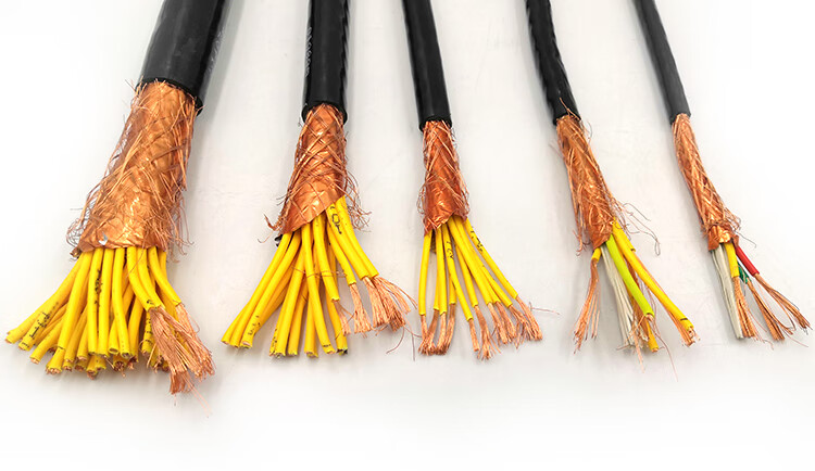 通远rvvp国标纯铜信号屏蔽线2 3 10 30芯/0.75/1/1.5平方控制电缆线 