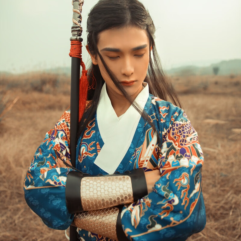 gioio 明朝锦衣卫飞鱼服明制汉服男女南山韵味四海清蟒服装印花唐装