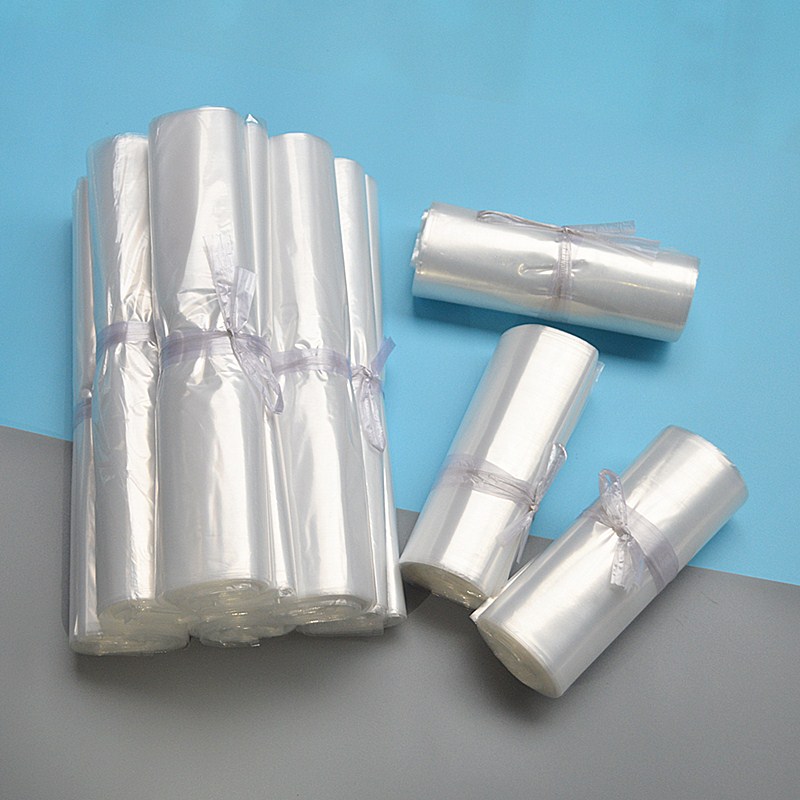 平口塑料袋子小号pe袋透明包装袋高压薄膜袋食品袋加厚防潮防尘袋 25*