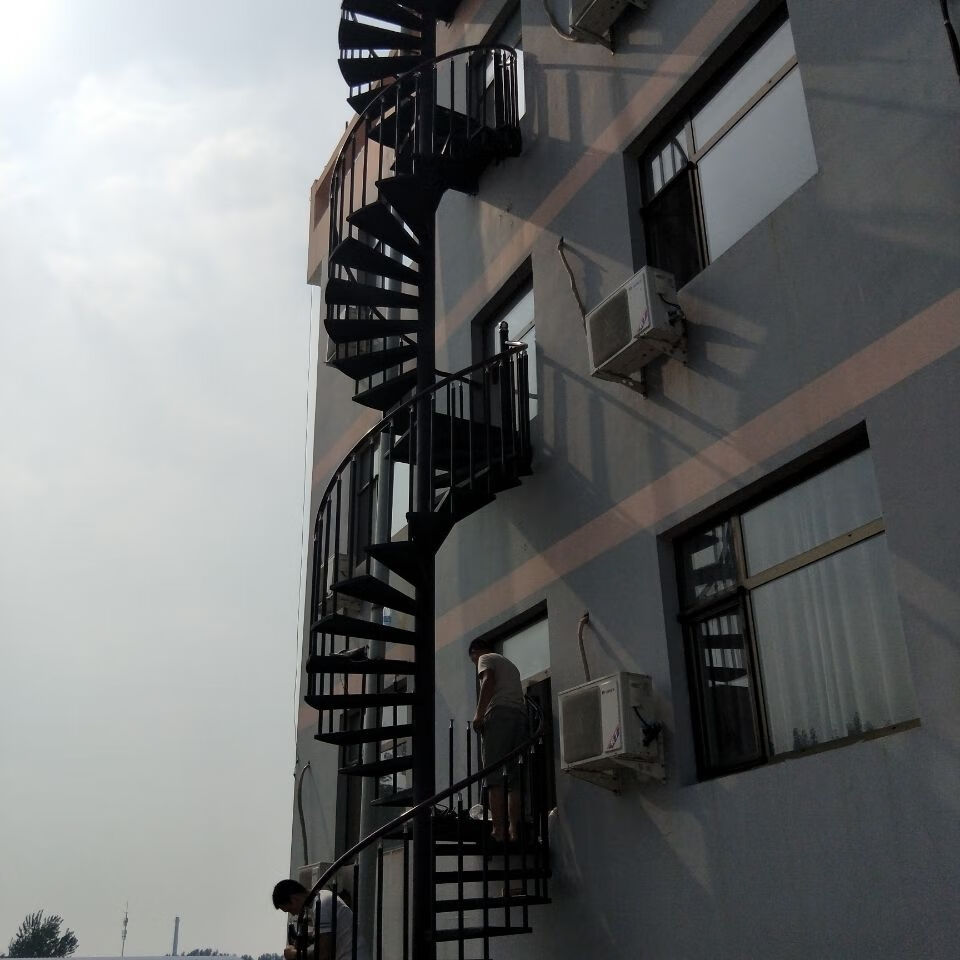 室外楼梯室外旋转楼梯转梯室外用楼梯防水楼梯普通型托盘