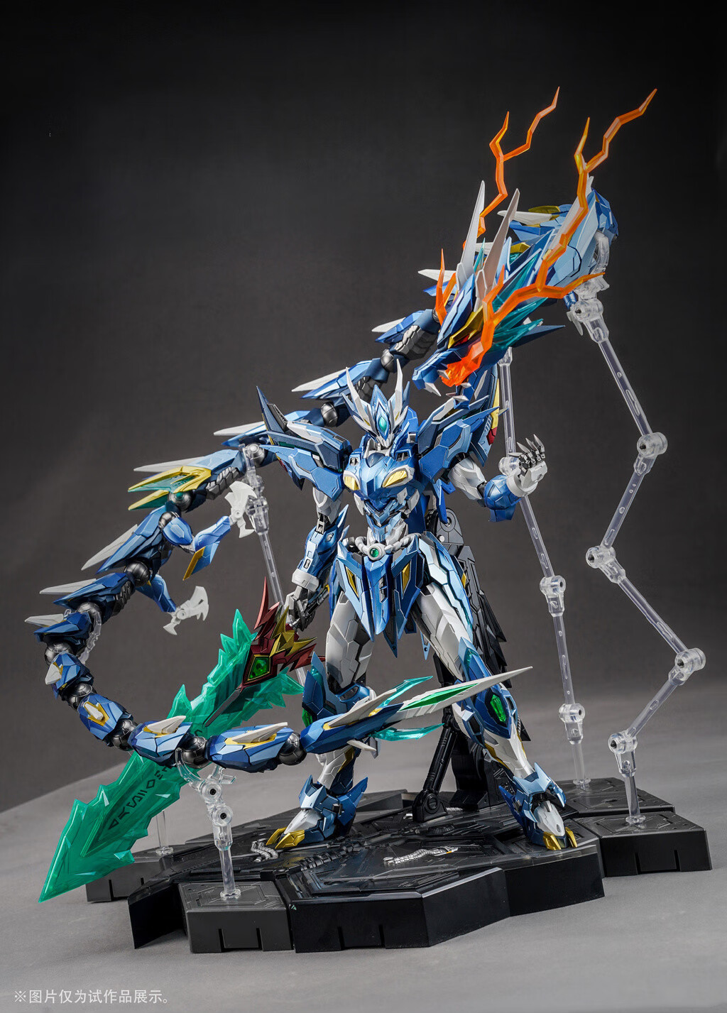 摩动核敖丙星魂将敖丙青龙神龙mnq03带特典合金成品模型手办mnq01白起