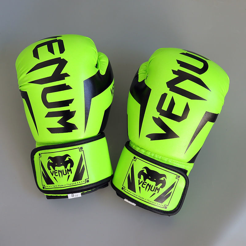 男女散打沙袋搏击手套泰拳格斗儿童拳套 脚靶-金属蓝【加厚加重款】 8