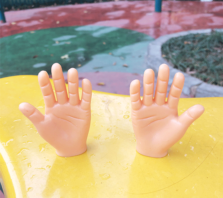 手掌指偶迷你小手指套玩具创意整蛊解压小手撸猫逗猫 一套指偶(6个)