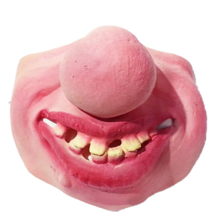 节搞怪乳胶猪鼻子面罩恶搞整人接亲游戏道具搞笑整蛊半脸面具大鼻子