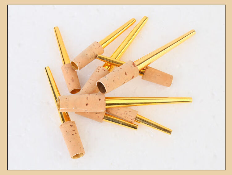 专业无缝镀金唢呐芯子黄铜芯子唢呐铜芯软木芯子无缝芯子唢呐配件镀金