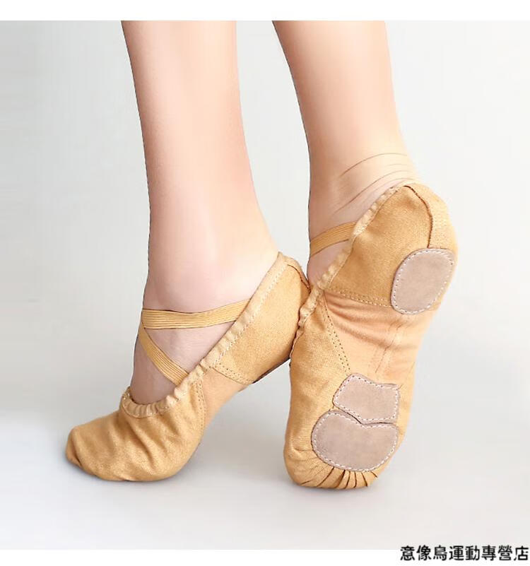 舞舞蹈鞋肉色古典练舞儿童女软底成人练功鞋跳舞芭蕾舞鞋形体瑜伽民族