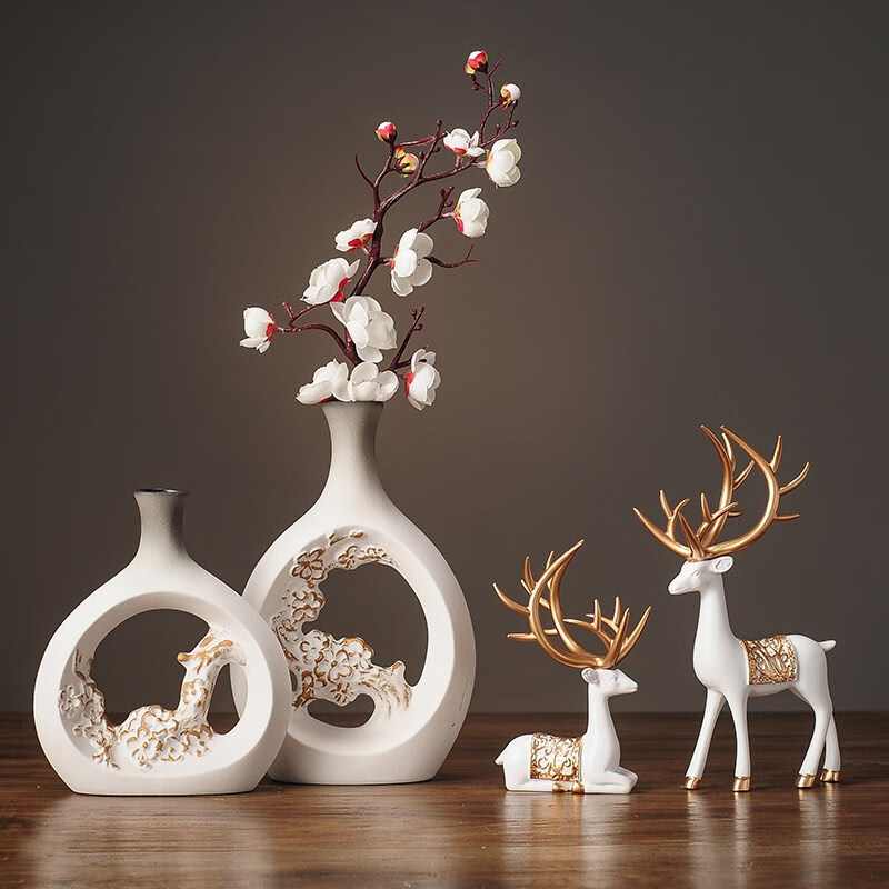 小物件精致感摆件轻奢家里摆设的装饰品客厅小物件电视两边艺术复古