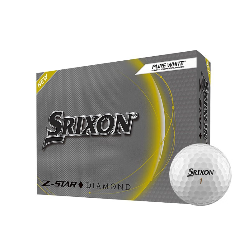 SRIXON Z-STAR8 series golf three-layer Ball, Golf Long Course three-layer ball Z-STAR8 Diamond Edition White ball thumbnail 4