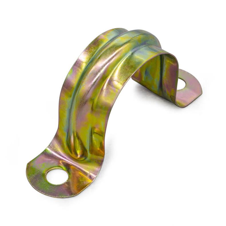 汐岩镀锌铁皮码管码管道固定码u型管卡夹子卡子管卡管箍u型管卡骑马卡