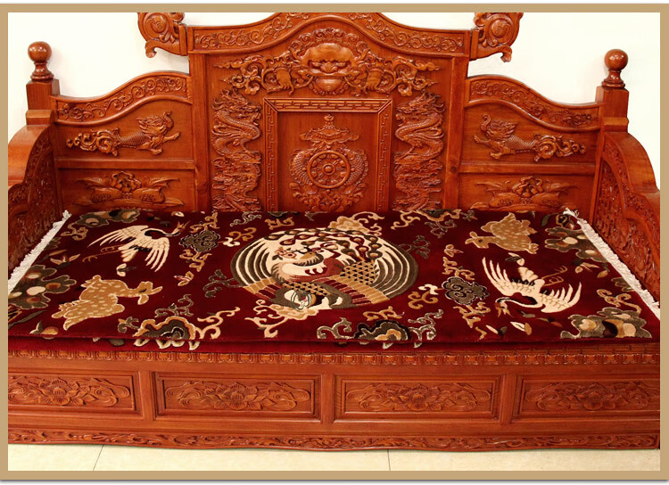 藏式羊毛沙发垫加厚冬季椅垫实木坐垫折叠坐椅垫子