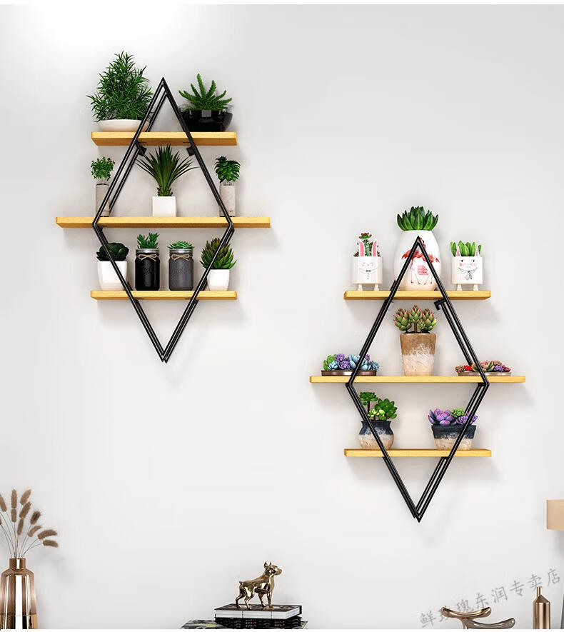 墙上花架墙上置物花架墙上花架置物架阳台花架子壁挂盆栽客厅网红客厅