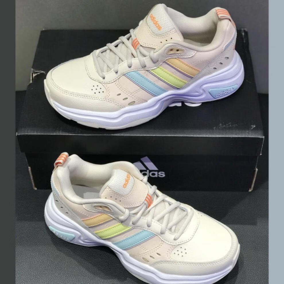 adidas阿迪达斯neo strutter男女复古老爹鞋运动休闲跑步鞋eg2654 fv