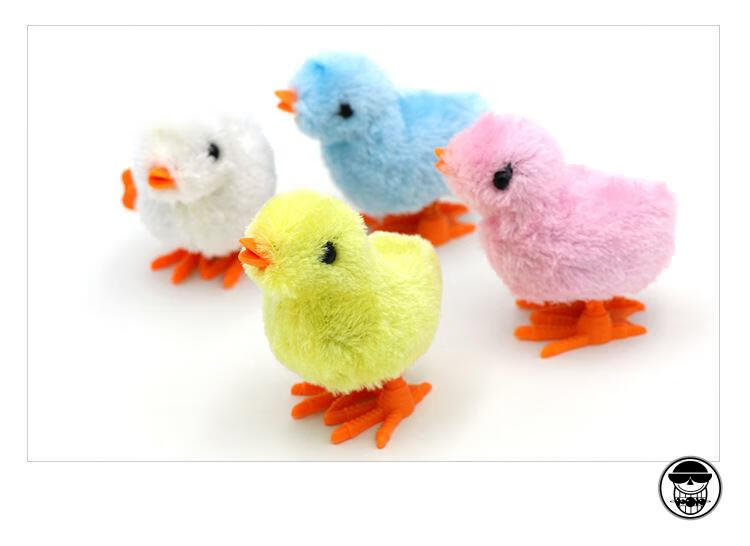 可爱仿真发条小鸡跳跳会跑的玩具儿童男女宝宝小孩上链迷你小玩具13岁