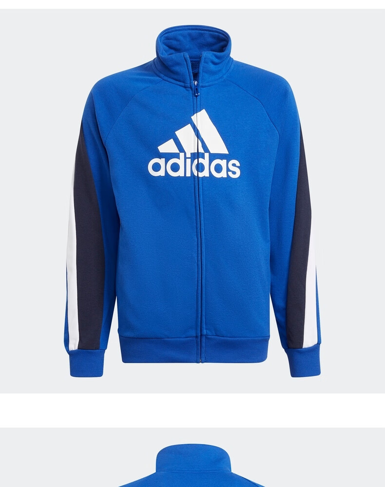 阿迪达斯男童运动套装2021冬季新款adidas童装大童校服运动服gt0339gt