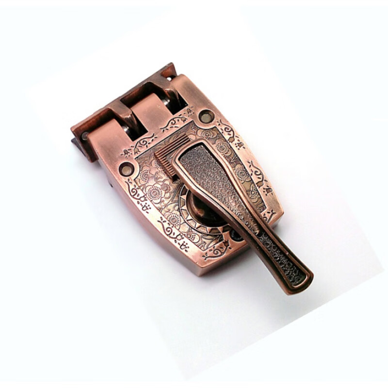 老虎锁门锁老式虎齿门锁外装木门大门锁自动锁huia超b级锁芯 整套