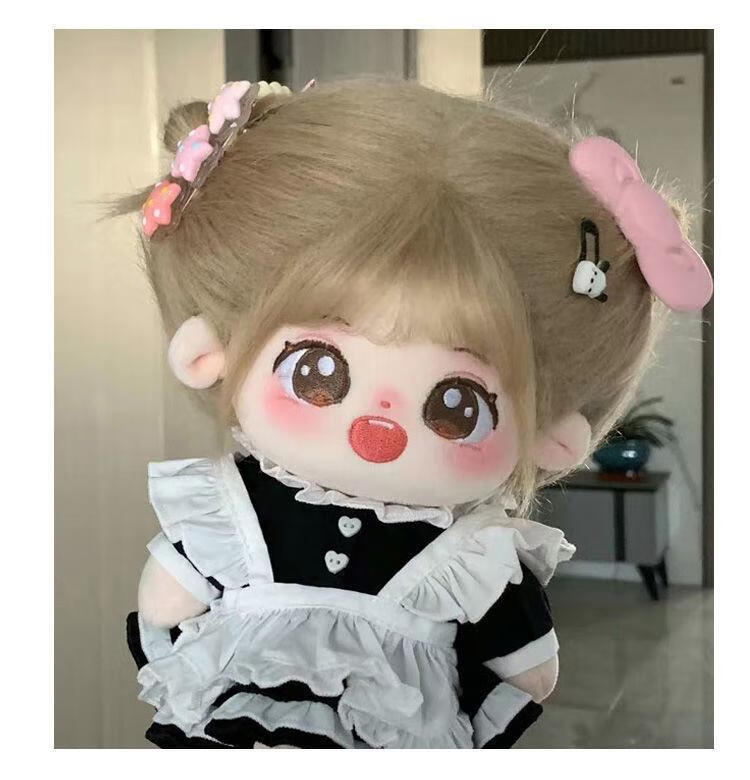 甜甜棉花娃娃毛绒公仔女娃20cm可换装人形玩偶送女生情侣闺蜜礼物儿童