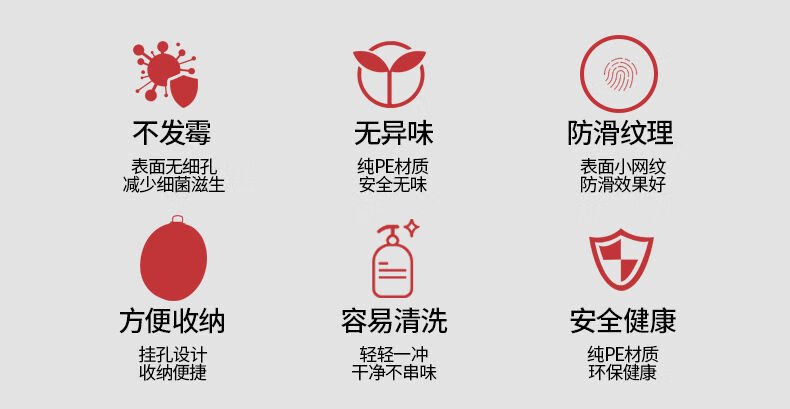 迎新必备塑料菜板砧板家用案板加厚pe肉墩防霉剁骨板彩虹鸟直径36厚度