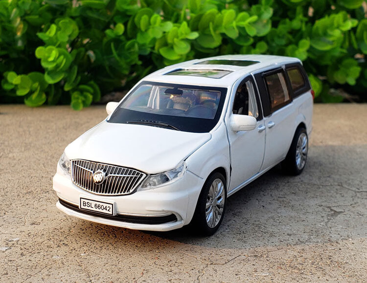 别克玩具车132模型别克gl8模型商务车mpv合金汽车模型六开门仿真玩具