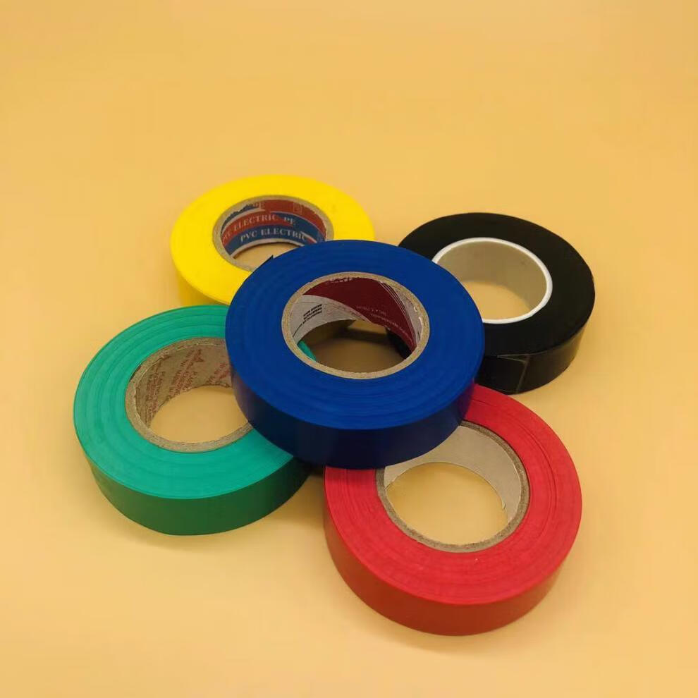 senmu相色带 彩色塑料带 彩色无粘性绝缘相色带 绝缘塑料带电工胶带