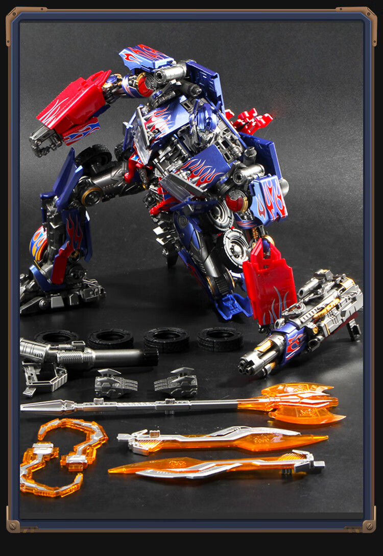 变形玩具金刚mpm04超大合金版模型03f机器人擎天汽车腹肌柱玩具 【多