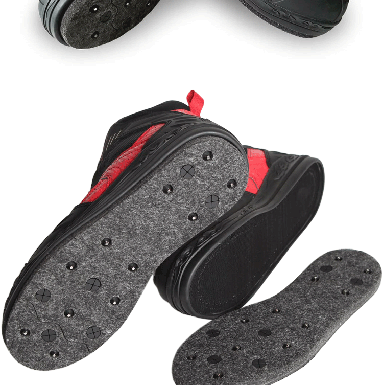达瓦同款新品矶钓鞋毛毡底男女登礁防滑防水透气耐磨可换底路亚海钓钢
