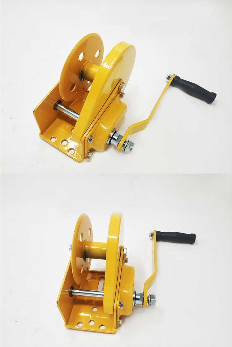 手动手摇自锁刹绞车绞盘小型提升机起重起吊工具卷扬机葫芦材料 1200