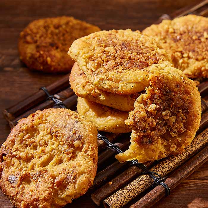 陕西汉中宁强核桃馍现做现发核桃饼略阳核桃饼特产核桃酥普通核桃馍5