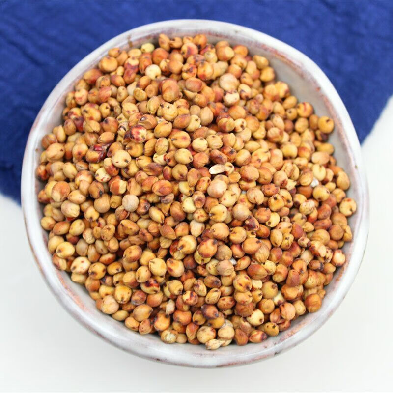 带壳高粱米5斤农家白高粱酿酒高粱米五谷杂粮粗粮大米粮油1斤 带壳