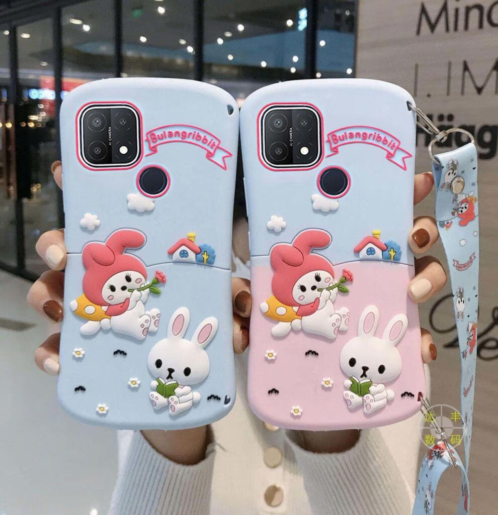 佳维若oppoa35手机壳女款卡通可爱oppoa35硅胶套软壳pefmoo全包防摔